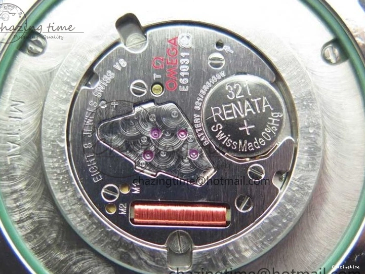 0420 StreetReady Ladies’ De Ville Trésor Diamond SS 3AF 1:1 Best Edition White MOP Dial RG Markers On Black Fabric strap Swiss Quartz 7884